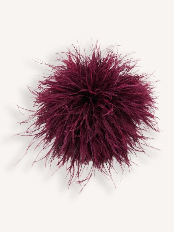KURDY Kurdy, broche met veren