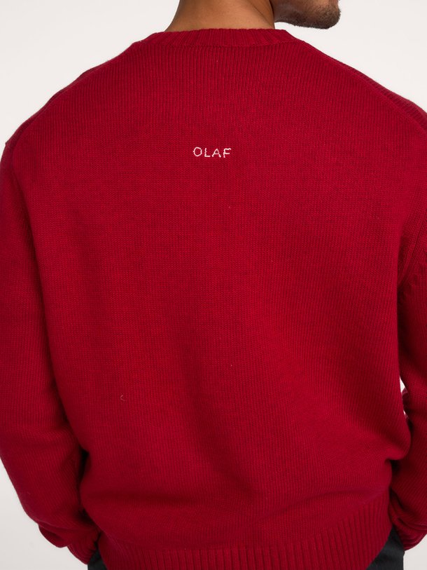 ESSENTIAL KNITTED CREWNECK Wolmix trui