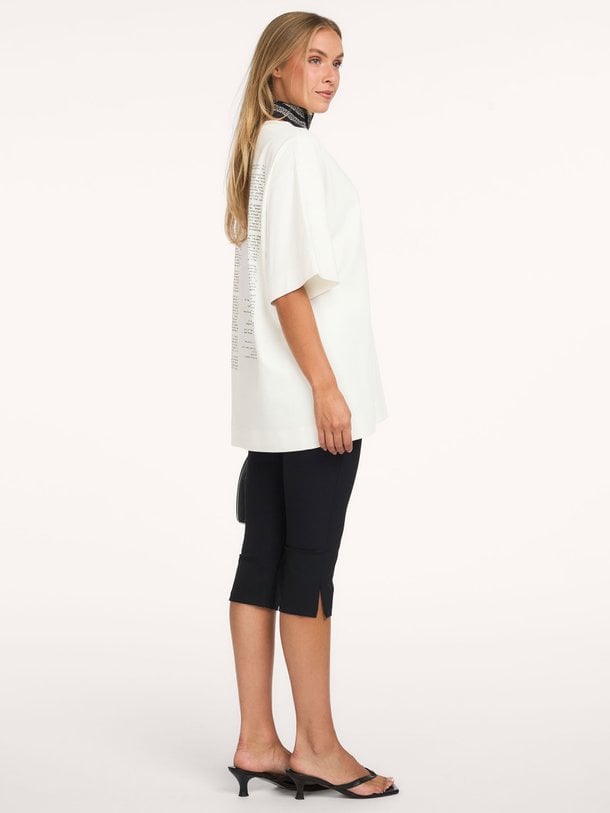 Muse, organic cottonmix oversized logo T-shirt