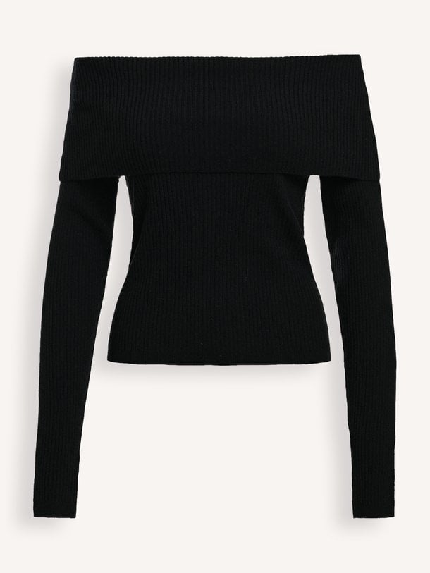 Killy, merino wolmix off shoulder top