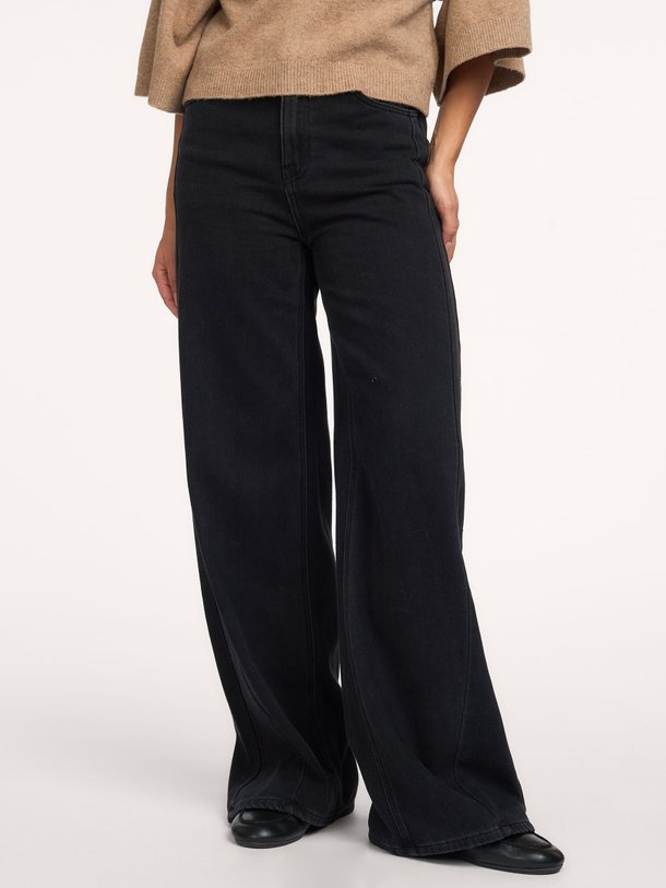 01-311175-610 High waist wide leg jeans
