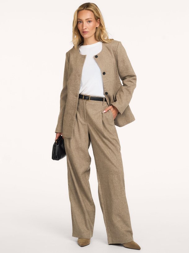 CMIVEE-PANTS Ivee, wolmix broek