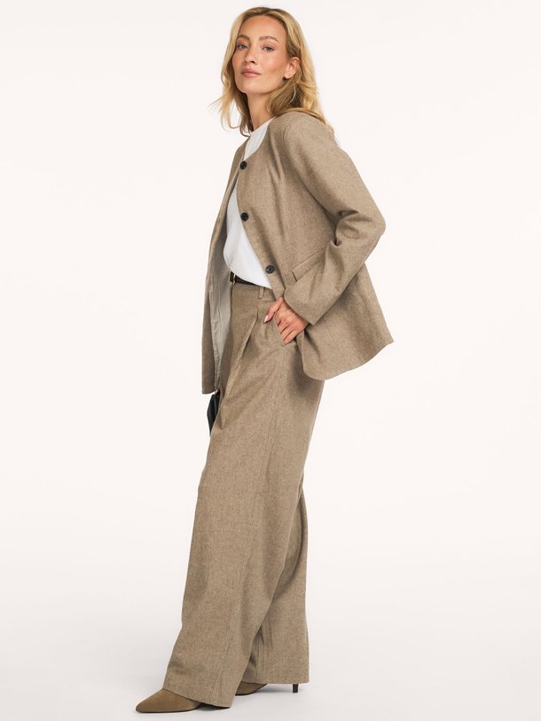 CMIVEE-PANTS Ivee, wolmix broek