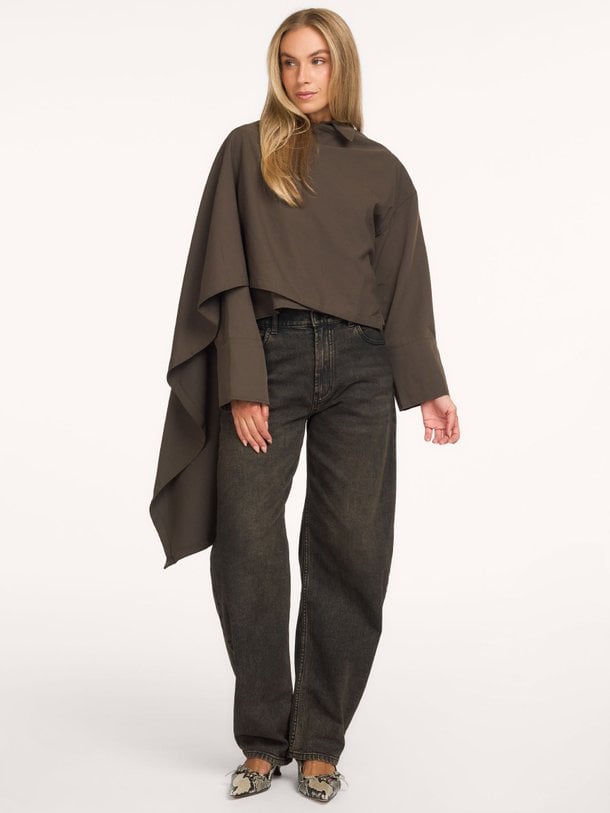 MelvaCC Cape Shirt Melva, viscosemix cape top
