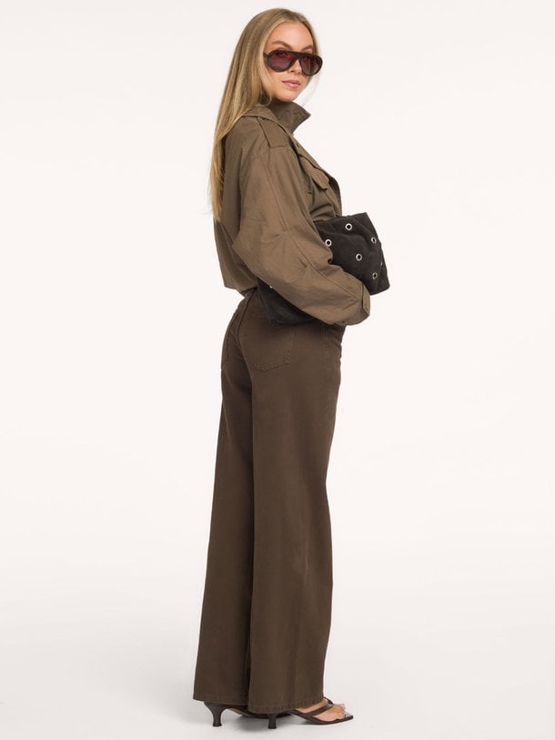 AlinaCC Double Funnel Neck Jacket Alina, katoenmix jack