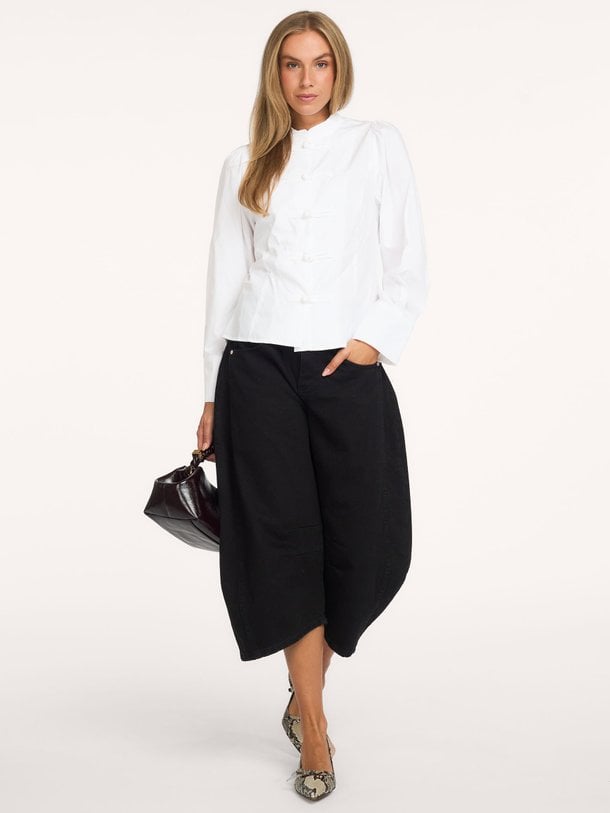VianneCC Button Shirt Vianne, katoenmix blouse