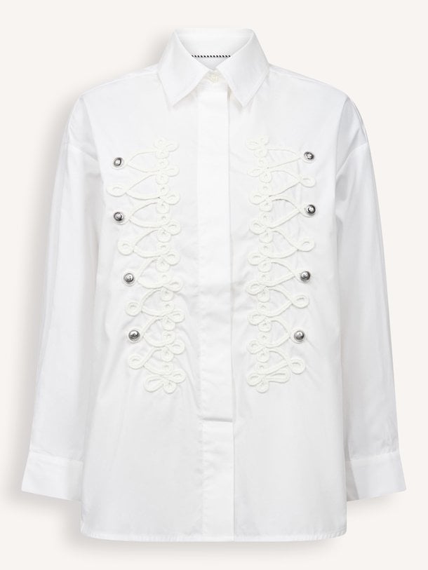 VianneCC Button Shirt Vianne, katoenmix blouse
