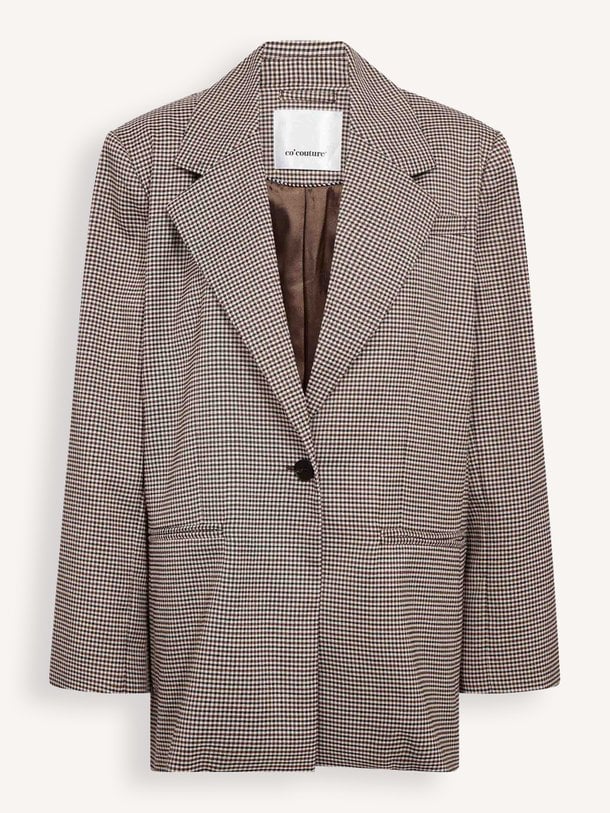 MidaCC Check Power Blazer Mida, geweven geruite blazer