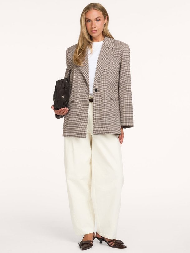 MidaCC Check Power Blazer Mida, geweven geruite blazer