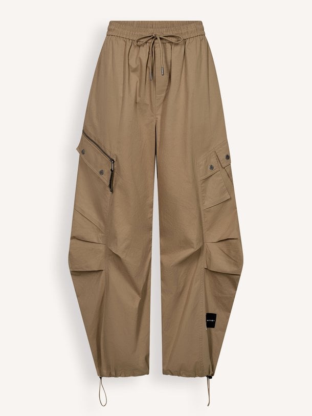 Air Zip Tall Pant Katoenen barrel fit cargo broek