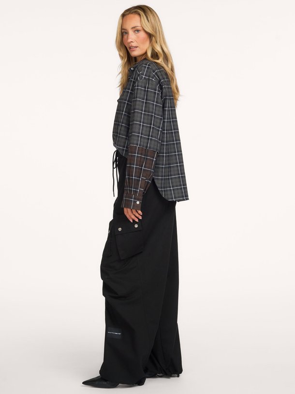 Air Zip Tall Pant Air Zip, katoenen barrel fit cargo broek
