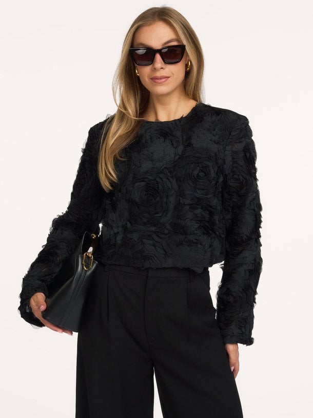 GZingrida blouse Ingrida, geweven top