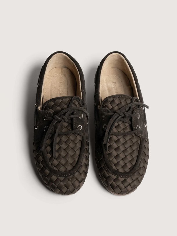 Boat Loafer Woven X Marrea Posa x Marrea, gevlochten loafers