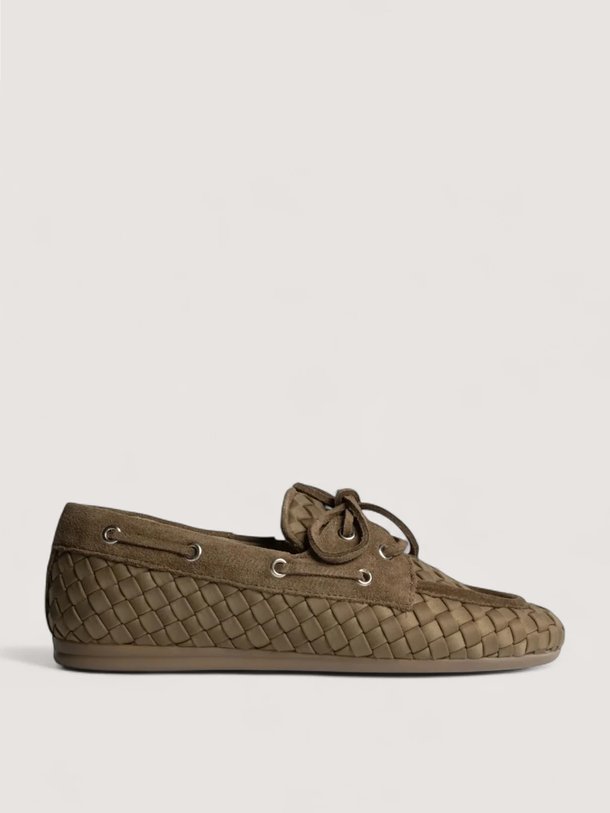 Boat Loafer Woven X Marrea Posa x Marrea, gevlochten loafers