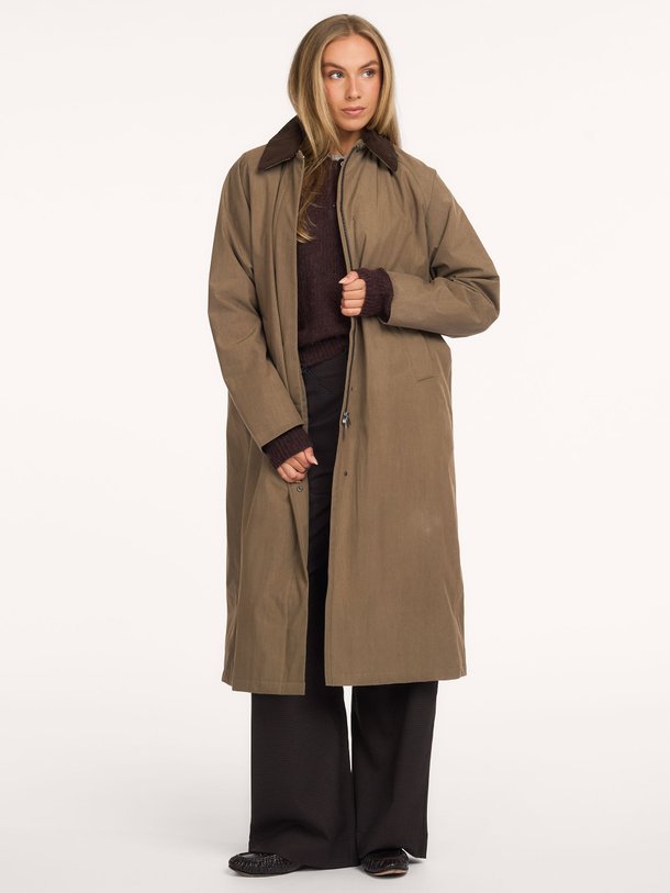 LONG COACH WASHED TENCEL WOMEN Coach, geweven jas