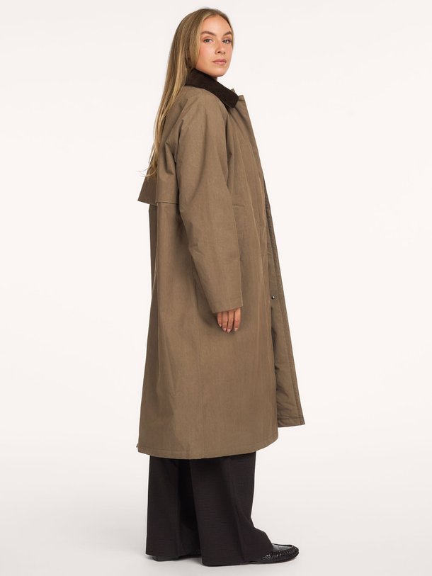 LONG COACH WASHED TENCEL WOMEN Coach, geweven jas