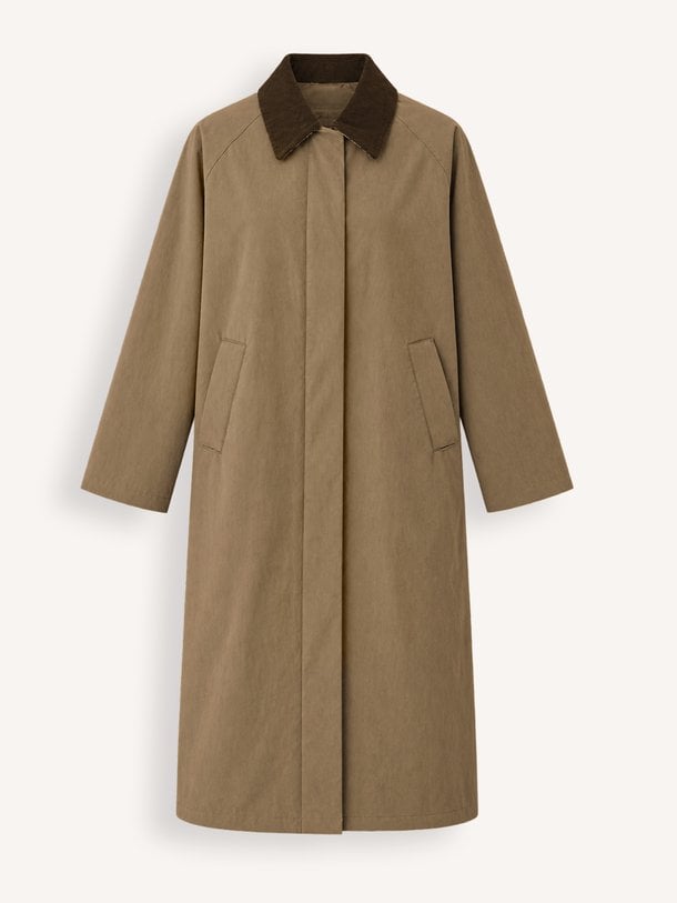 LONG COACH WASHED TENCEL WOMEN Coach, geweven jas