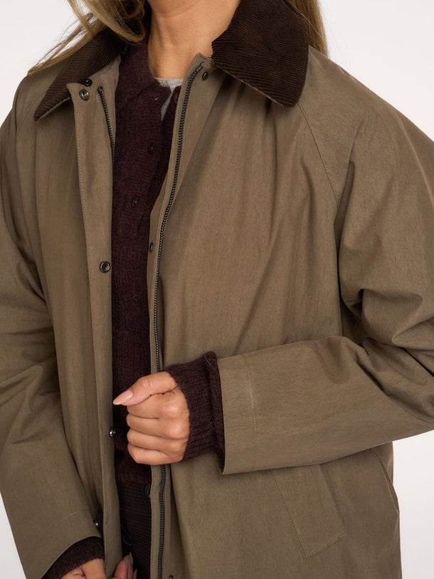 LONG COACH WASHED TENCEL WOMEN Coach, geweven jas