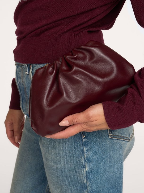 Dumpling, leatherlook crossbody tas