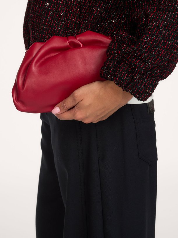 Dumpling, leatherlook crossbody tas