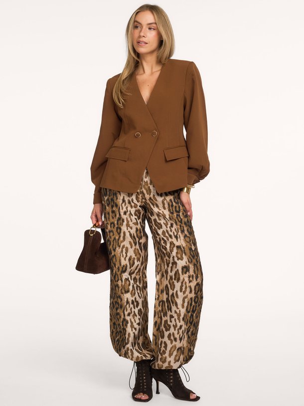 JET Jet, geweven leopard broek