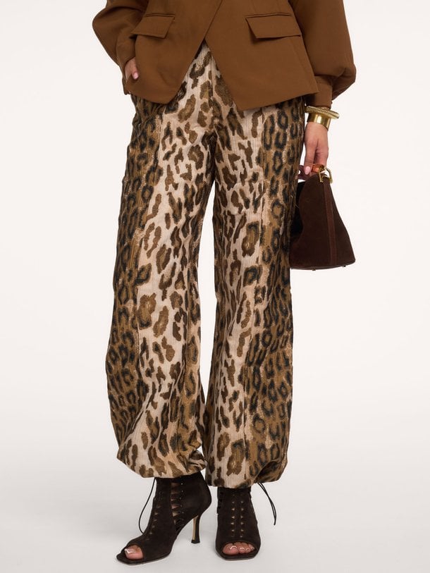 JET Jet, geweven leopard broek