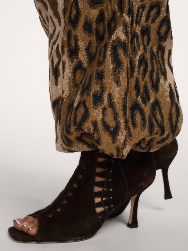 JET Jet, geweven leopard broek