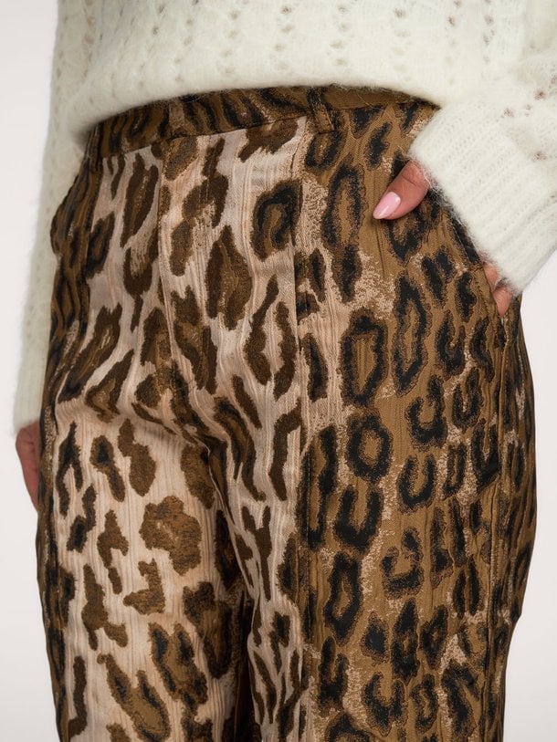 JET Jet, geweven leopard broek