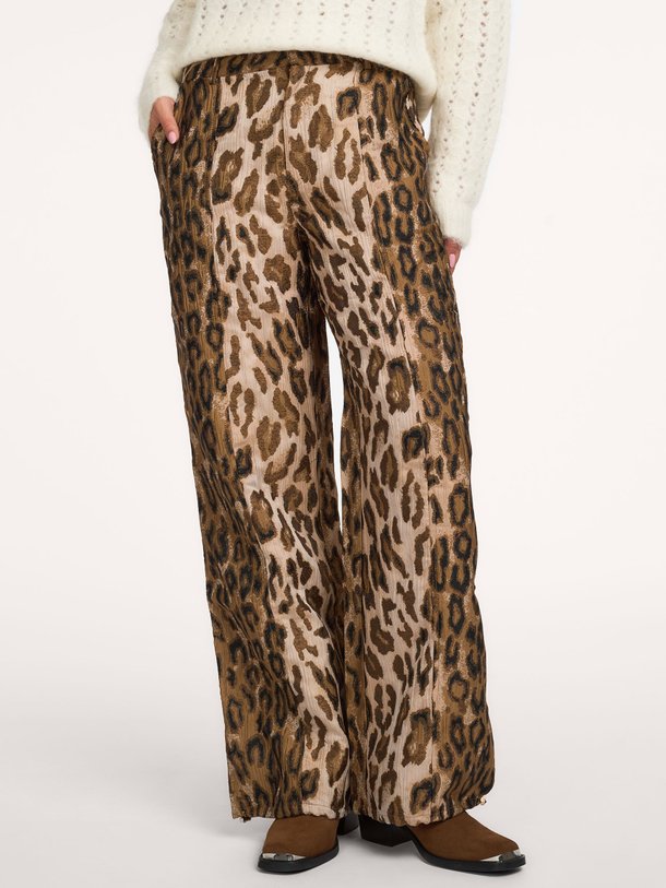 JET Jet, geweven leopard broek
