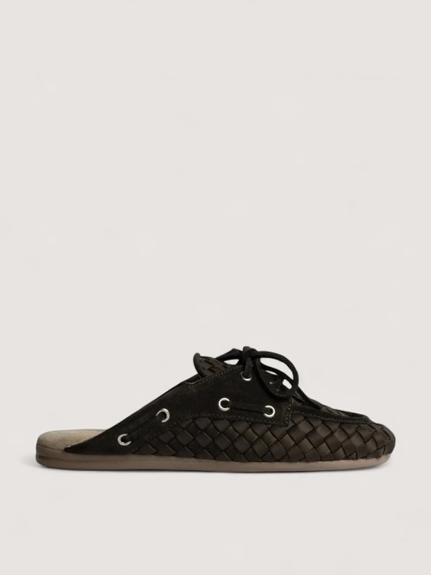 Boat Loafer Mule Woven X Marrea Posa x Marrea, gevlochten loafers