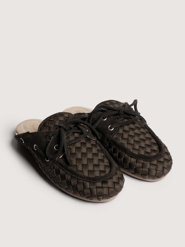 Boat Loafer Mule Woven X Marrea Posa x Marrea, gevlochten loafers