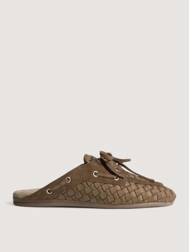 Boat Loafer Mule Woven X Marrea Posa x Marrea, gevlochten loafers