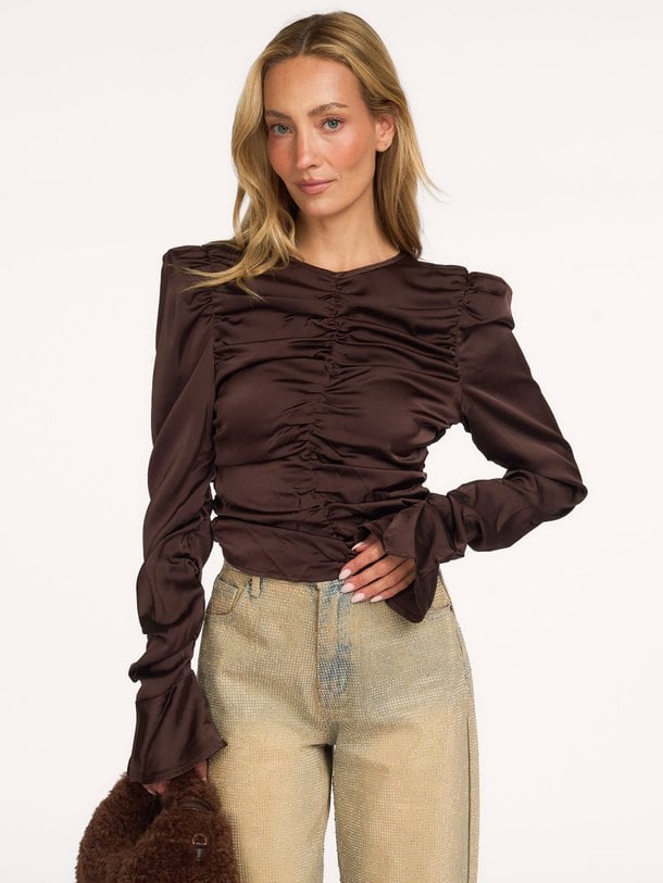 DONNA-LS Donna, geweven top