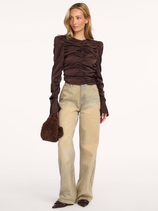 DONNA-LS Donna, geweven top