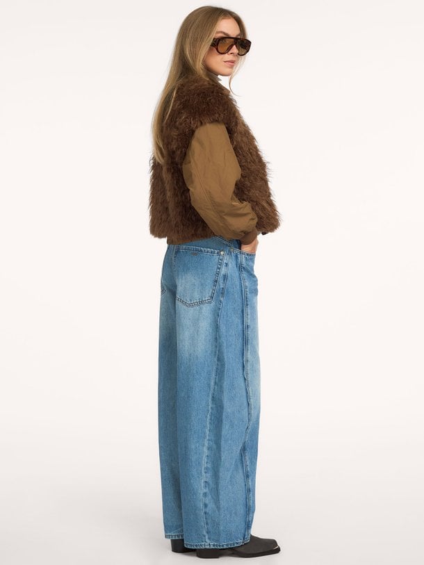 Bodywarmer Luxury faux fur Luxury, fake fur gilet