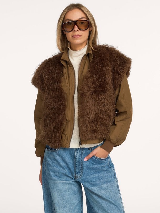 Bodywarmer Luxury faux fur Luxury, fake fur gilet
