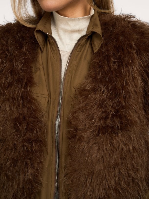 Bodywarmer Luxury faux fur Luxury, fake fur gilet
