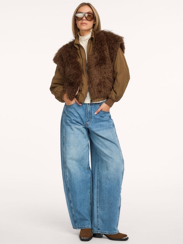 Bodywarmer Luxury faux fur Luxury, fake fur gilet