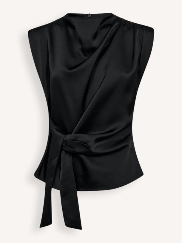 SafiraCC Pleat Top Safira, geweven top