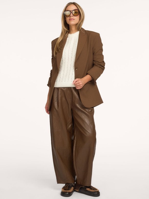 Balloon trouser Soft faux leather Leatherlook balloon broek