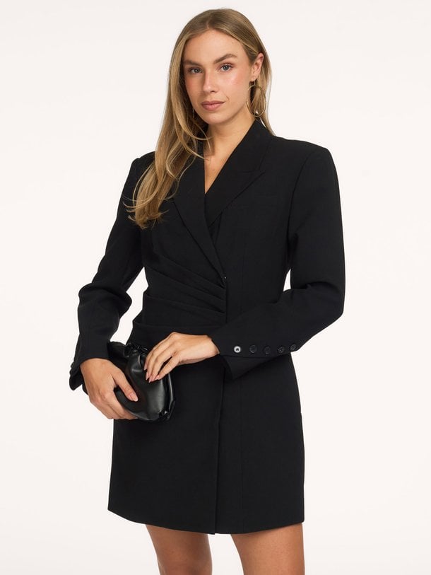 VolaCC Pleat Blazer Dress Vola, viscosemix blazer jurk