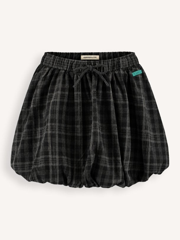 Kendall, viscosemix geruite balloon rok