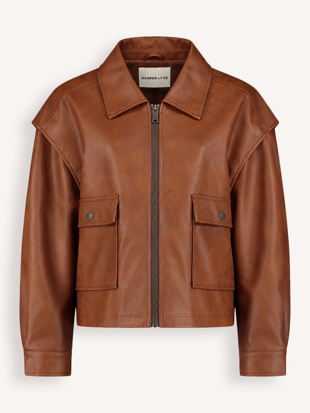 MADDY-JA Maddy, leather look jack