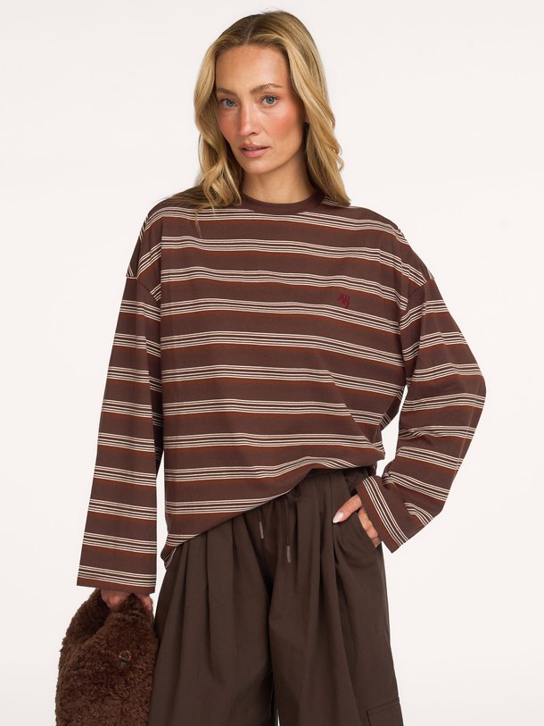 TOMMY-LS Tommy, katoenen gestreepte longsleeve
