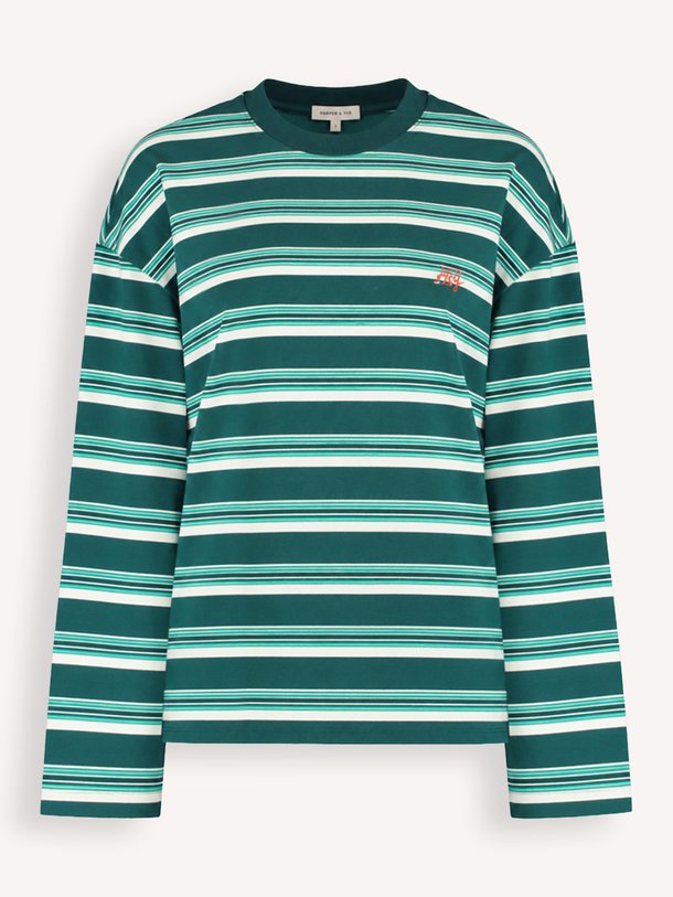 Tommy, katoenen gestreepte longsleeve