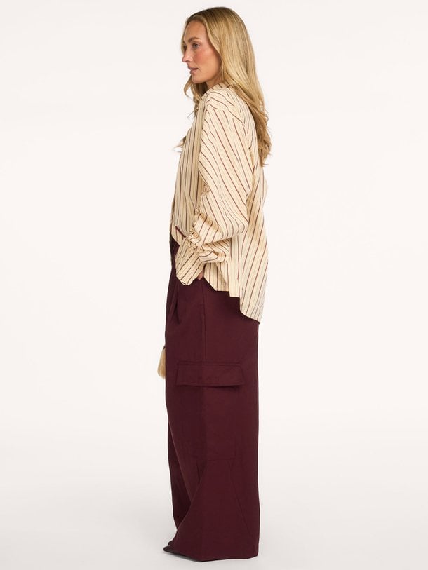 TED-LS Ted, katoenen gestreepte blouse