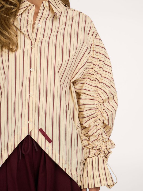 TED-LS Ted, katoenen gestreepte blouse