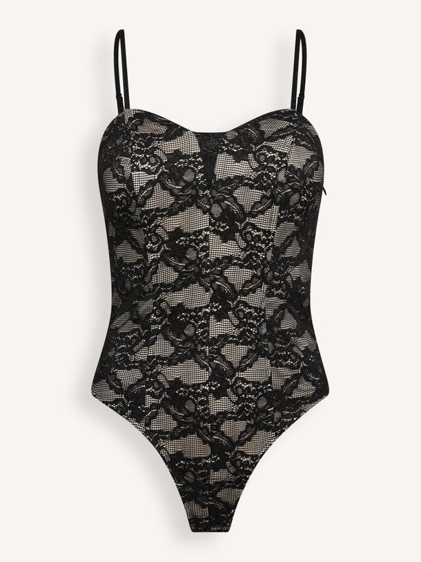 NicolaCC Lace Body Nicola, geweven kanten body