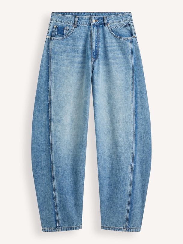 High waist barrel fit jeans