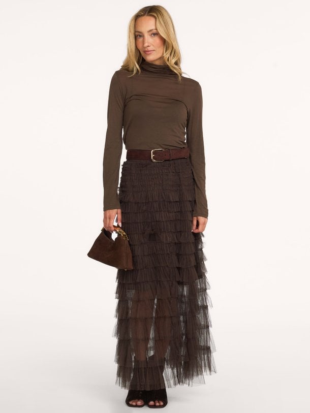 34238 JadeCC Skirt Jade, geweven rok
